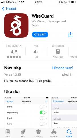 WireGuard iOS App