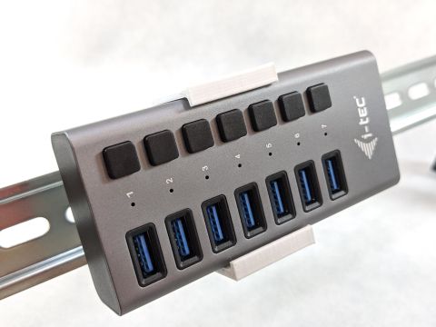 USB HUB DIN holder