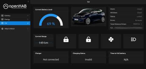 BMW i3 Dashboard