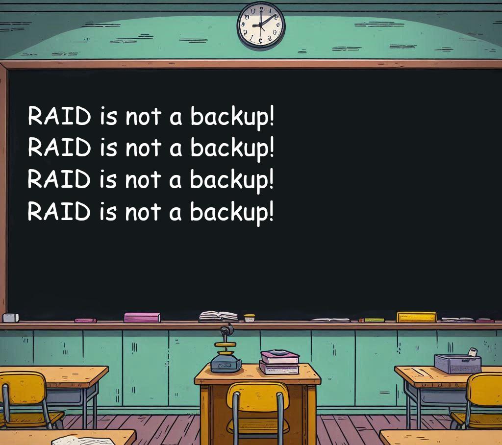 RAID neni backup!